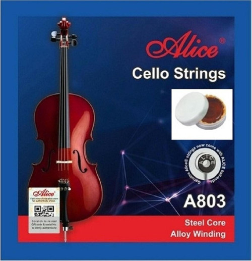 1 Takım 4/4 Çello Teli + Reçine Hediyeli
