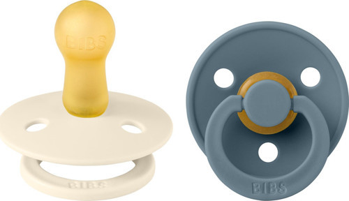 Colour İkili Kauçuk Emzik-Ivory/Petrol 6-18 Ay