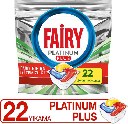 Platinum Plus Bulaşık Makinesi Deterjanı Kapsülü 22 Yıkama