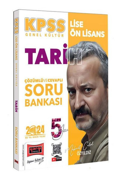 2024 KPSS Lise Ön Lisans 5Yüz Tarih Tamamı Çözümlü Soru Bankası