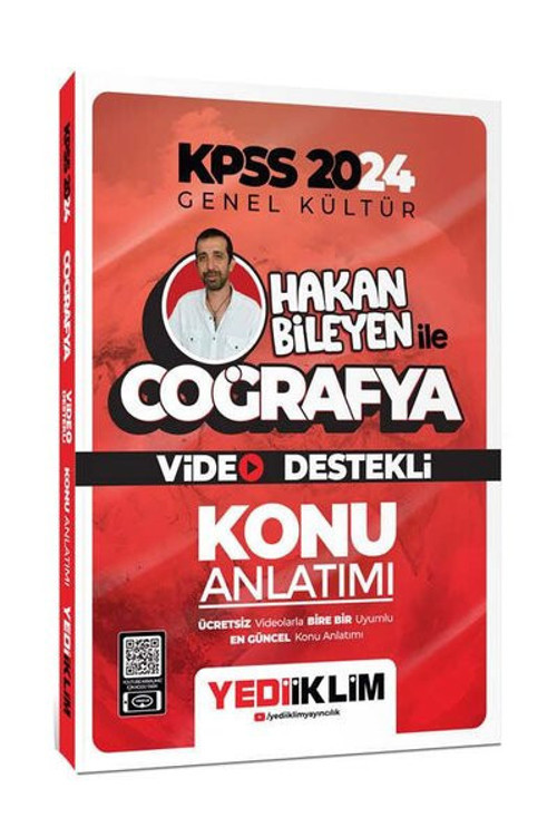 2024 KPSS Hakan Bileyen ile Coğrafya Video Destekli Konu Anlatımı