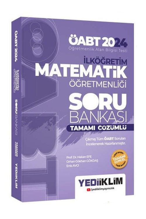 2024 ÖABT İlköğretim Matematik Öğretmenliği Tamamı Çözümlü Soru Bankası