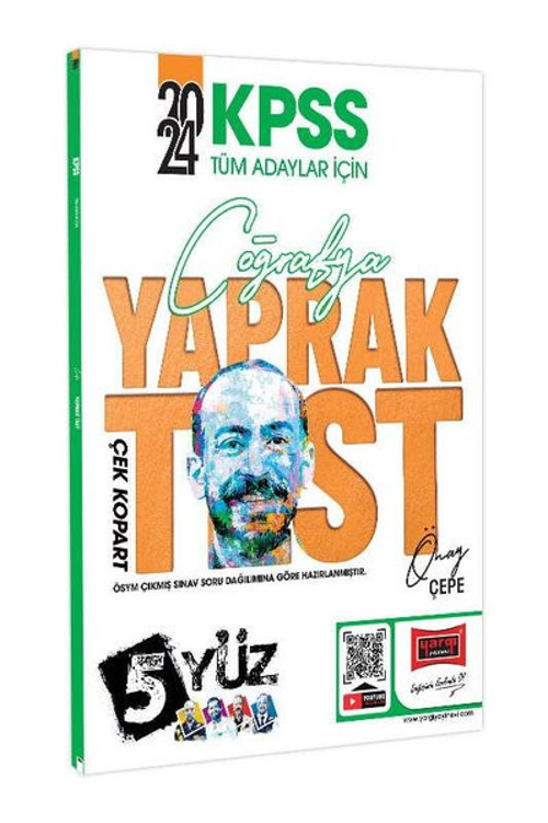 2024 KPSS Tüm Adaylar İçin 5Yüz Coğrafya Çek Kopart Yaprak Test