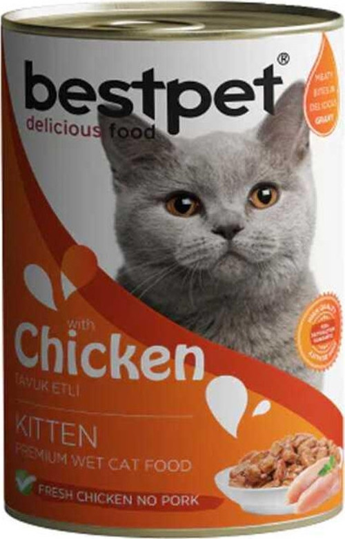 Tavuklu Jöleli Yavru Kedi Konservesi 400 Gr