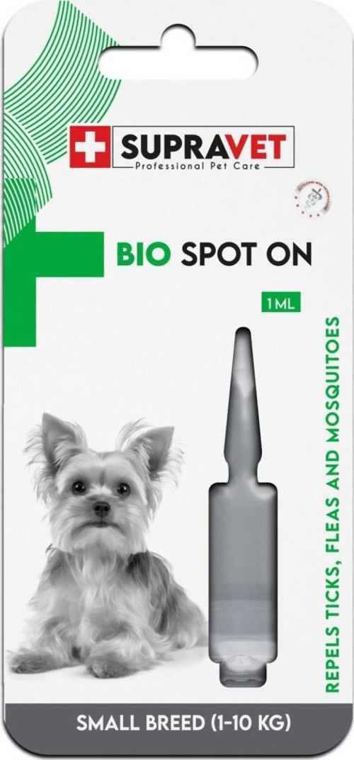 Küçük Irk Köpek Deri ve Tüy Bakım Yağı Bit Pire Kene Dış Parazit Ense Damlası 1-10 Kg