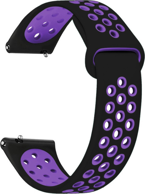Garmin Venu 2 Rainbow Gently Band Kordon Siyah Mor