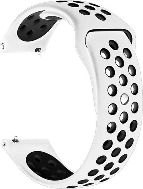 Garmin Venu 2 Rainbow Gently Band Kordon Beyaz Siyah