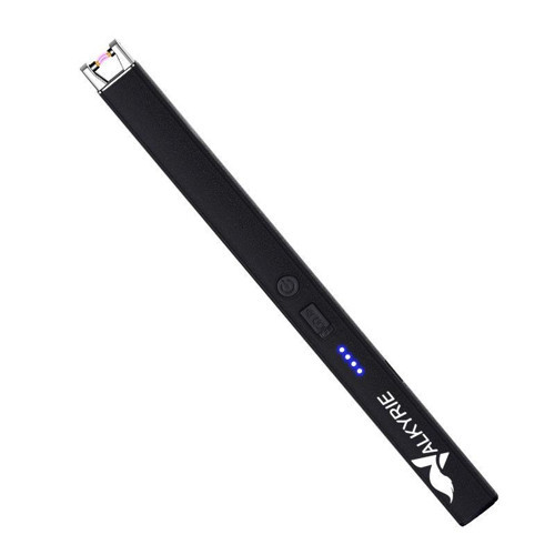 USB Şarjlı Elektrikli Arc Çakmak | Gazsız | Rüzgar Kırıcı | Çift Emniyetli | Siyah Renk