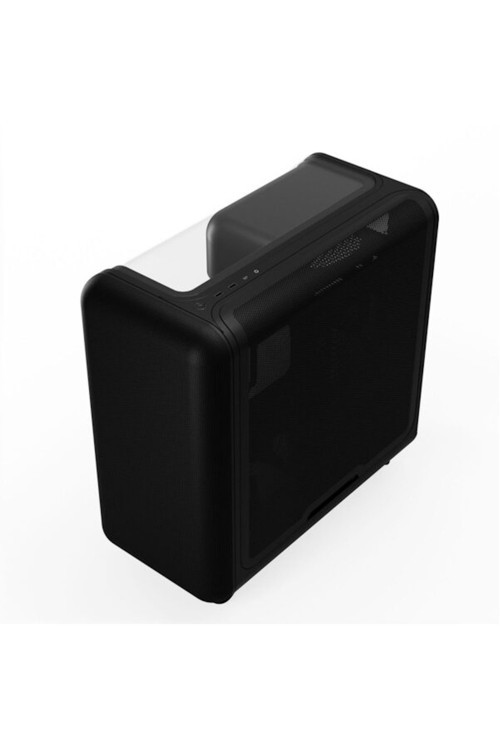 X50 Pitch Black Temperli Cam USB 3.2 ATX Mid Tower Gaming Kasa (CS-HYTE-X50G-BB)