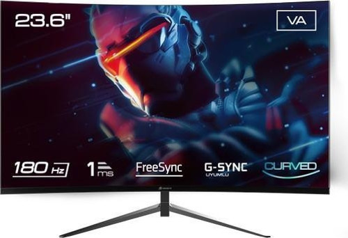 GB-2418CF 23.6" 1 ms Full HD Curved 180 Hz Oyuncu Monitörü