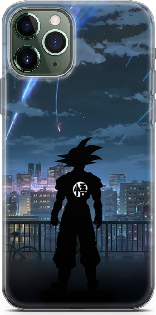Apple iPhone 11 Pro Max için Anime 30 UV Silikon Dragon Ball Goku