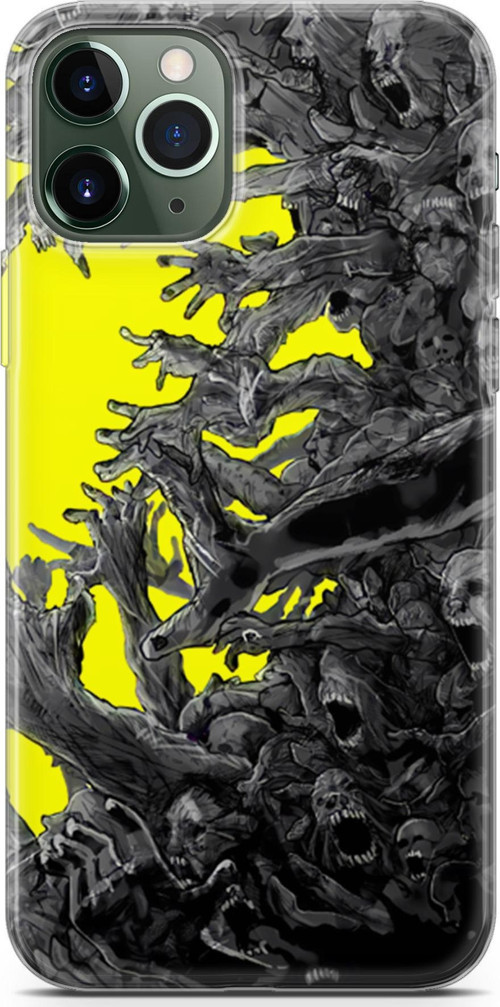 Apple iPhone 11 Pro Max uyumlu Anime 1 Silikon Kapak Testere Chainsaw Man