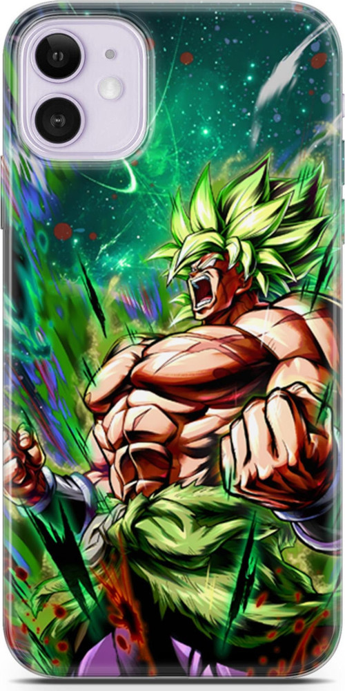 Apple iPhone 11 uyumlu Anime 3 Baskılı Kapak Saiyan Rage Dragon Ball