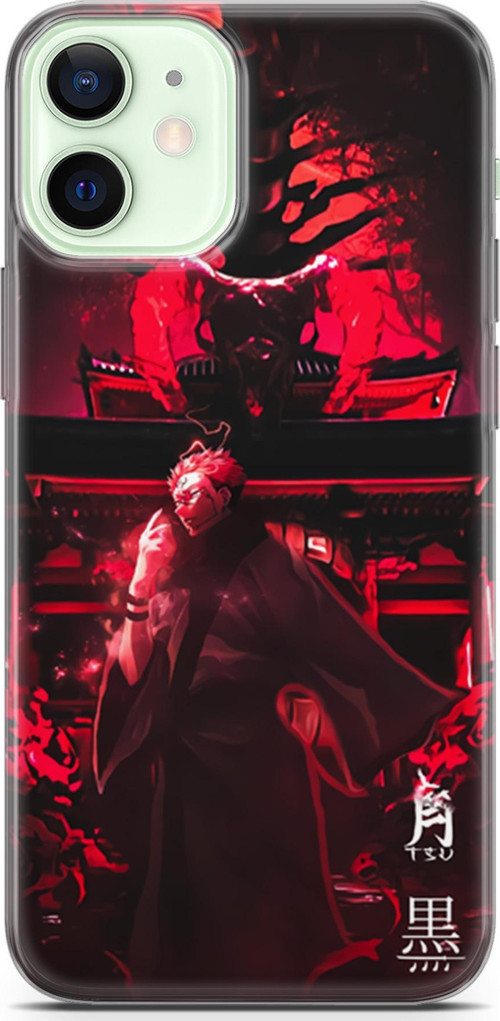 Apple iPhone 12 uyumlu Anime 11 UV Lans Jujutsu Kaisen Ryomen Sukuna