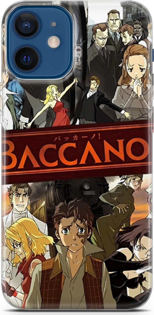 Apple iPhone 12 Mini için Anime 4 Baskılı Kapak Baccano Anime