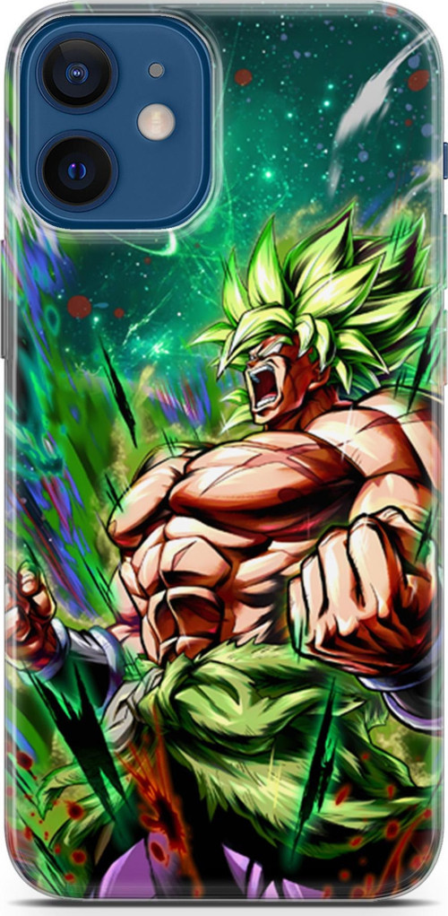 Apple iPhone 12 Mini uyumlu Anime 3 Soft Silikon Saiyan Rage Dragon Ball