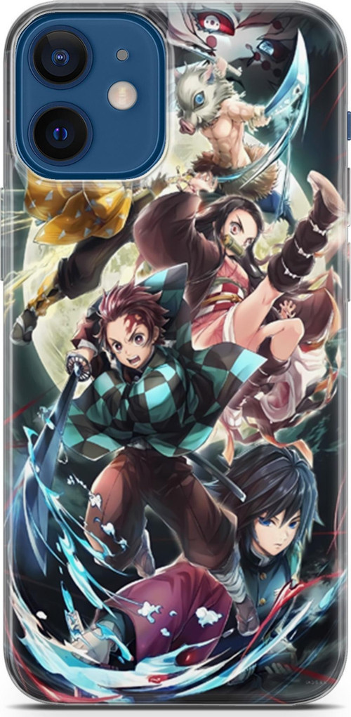 Apple iPhone 12 Mini uyumlu Anime 5 HD Desen Demon Slayer I