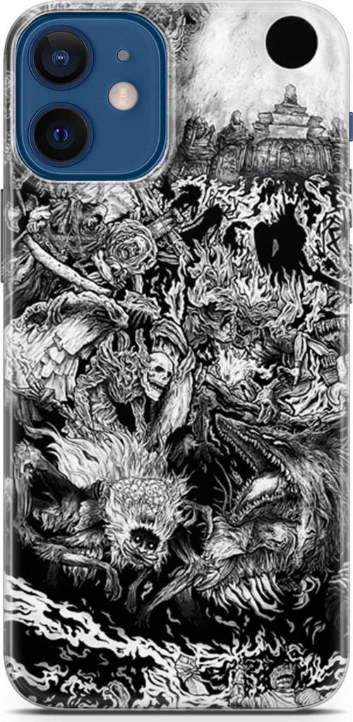 Apple iPhone 12 Mini uyumlu Anime 7 UV Lans Berserk Dark Souls