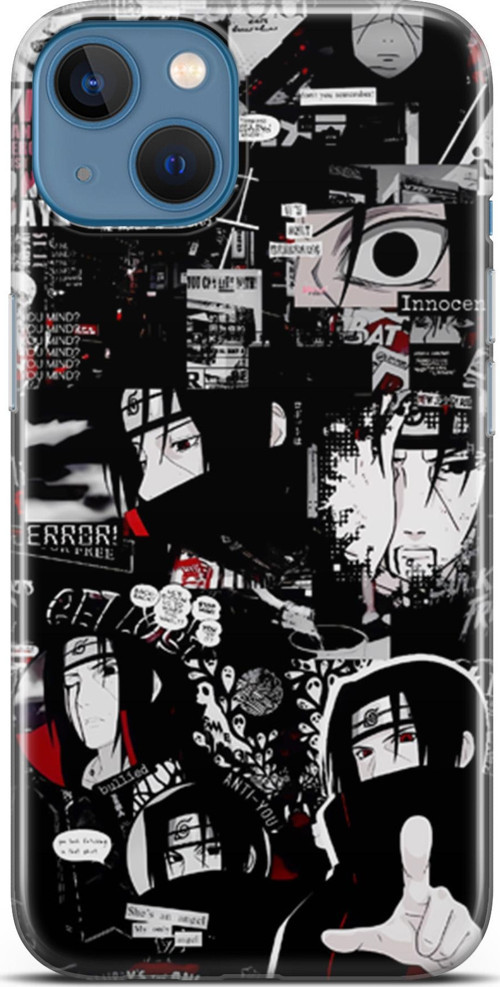 Apple iPhone 13 uyumlu Anime 29 Silikon Kapak Itachi Uchiha