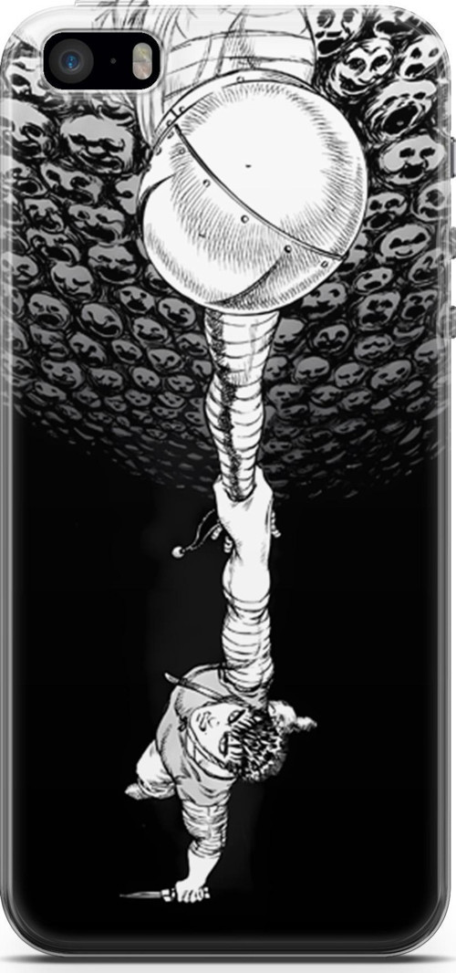 Apple iPhone 5 için Anime 26 Soft Silikon Berserk Eclipse