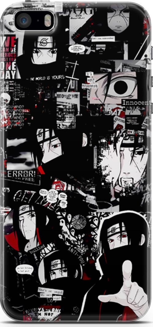 Apple iPhone 5 için Anime 29 HD Koruma Itachi Uchiha