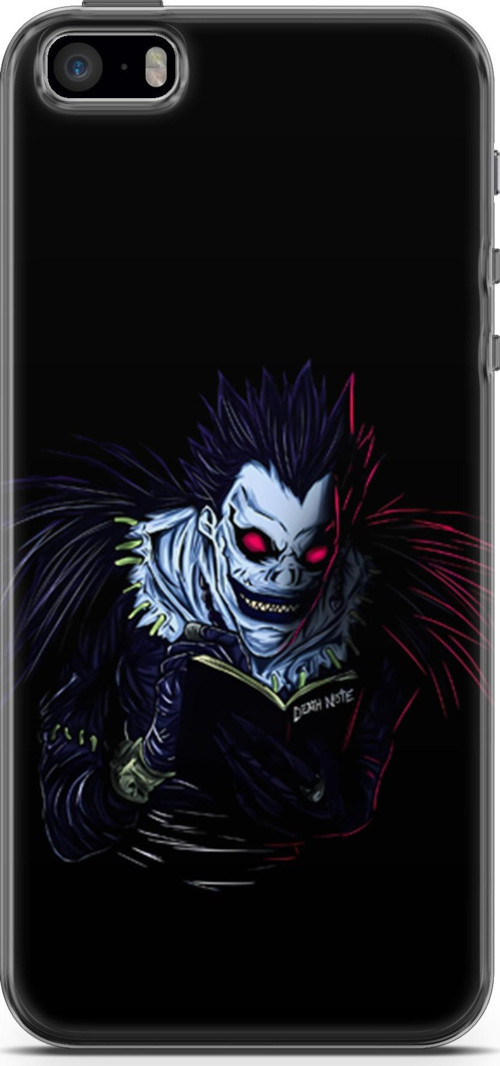 Apple iPhone 5 için Anime 31 TPU Silikon Death Note Ryuk II