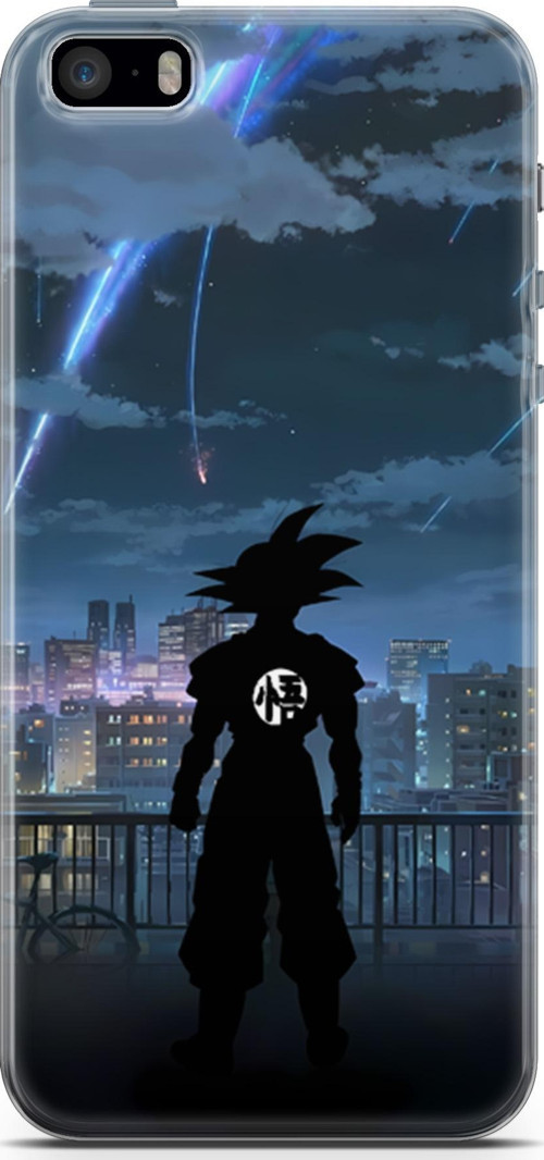 Apple iPhone 5 uyumlu Anime 30 TPU Silikon Dragon Ball Goku