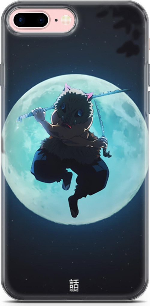 Apple iPhone 7 Plus için Anime 28 Koruma Kılıfı Demon Slayer inosuke Hashibira