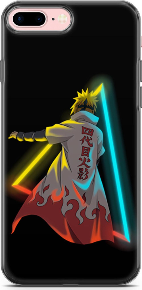 Apple iPhone 7 Plus uyumlu Anime 32 HD Premium Minato Neon Naruto
