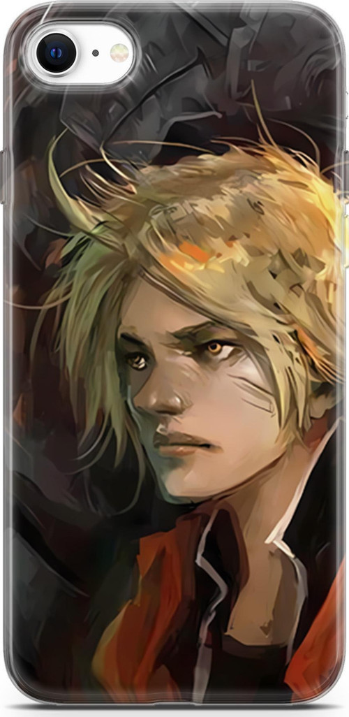 Apple iPhone SE 2022 uyumlu Anime 8 HD Desen Fullmetal Alchemist Alphonse Edward
