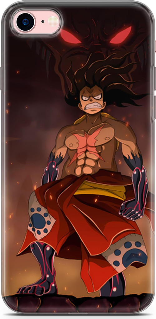 Apple iPhone 8 uyumlu Anime 21 HD UV Baskı One Piece Luffy I