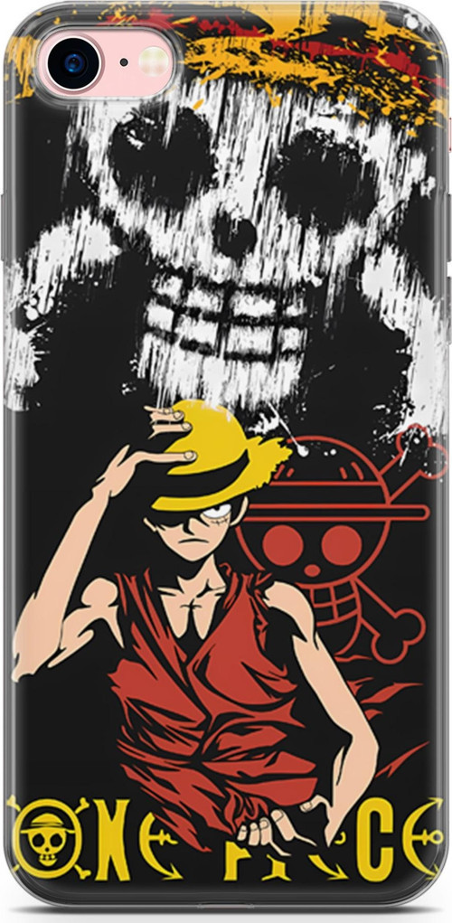 Apple iPhone 8 uyumlu Anime 24 4K Kapak One Piece Luffy II