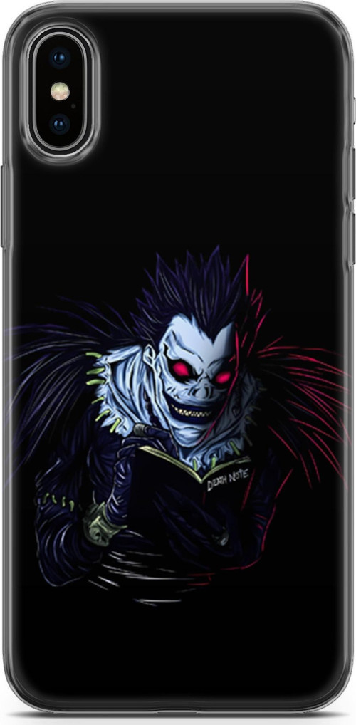 Apple iPhone X uyumlu Anime 31 Premium UV Death Note Ryuk II