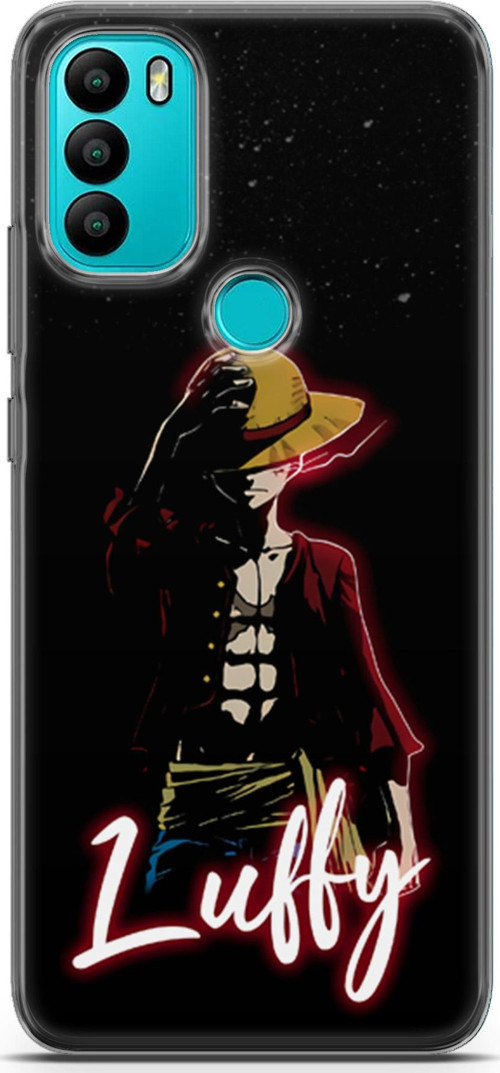 General Mobile Gm 21 Plus uyumlu Anime 36 HQ Baskı One Piece Luffy Siyah
