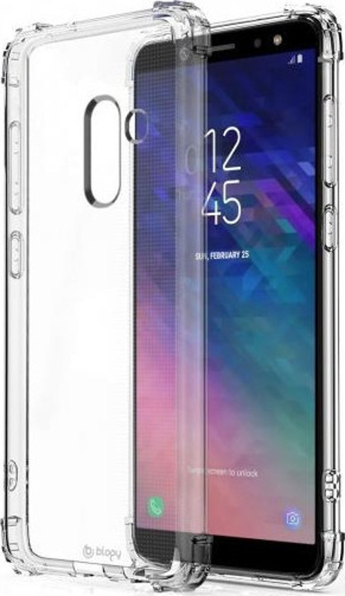 Galaxy A6 Plus ile Uyumlu Crystal Fit Kılıf Crystal Clear