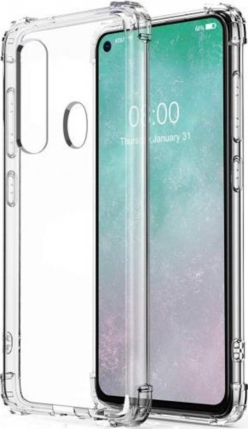 Galaxy A60 ile Uyumlu Crystal Fit Kılıf Crystal Clear