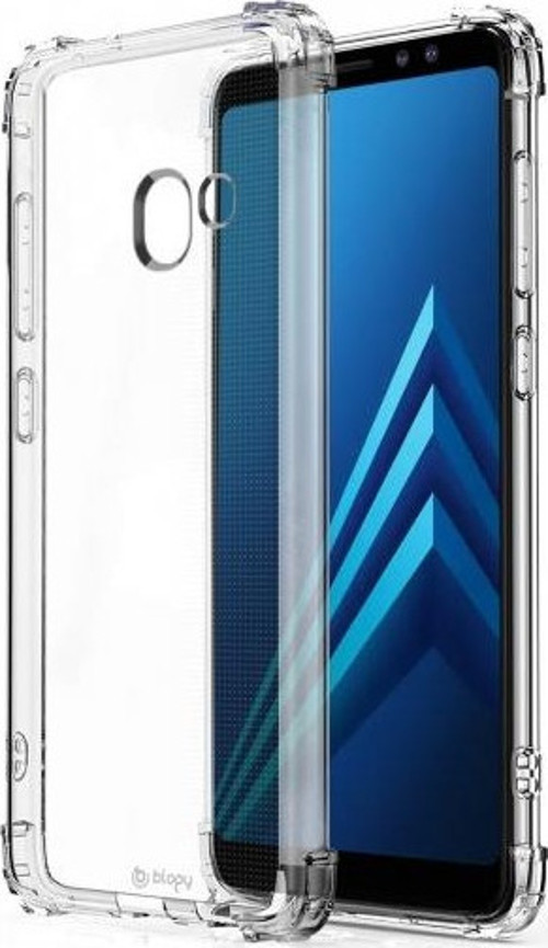 Galaxy A8 ile Uyumlu Crystal Fit Kılıf Crystal Clear
