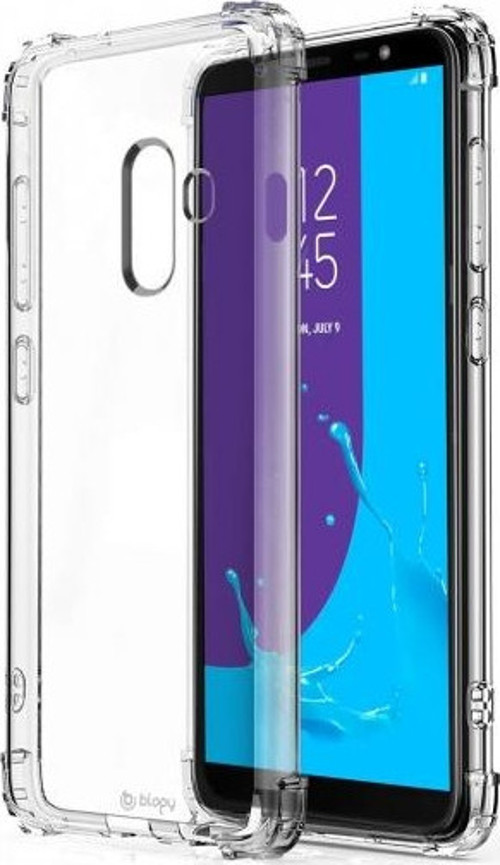 Galaxy J8 ile Uyumlu Crystal Fit Kılıf Crystal Clear