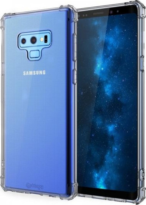 Galaxy Note 9 ile Uyumlu Crystal Fit Kılıf Smoke Black