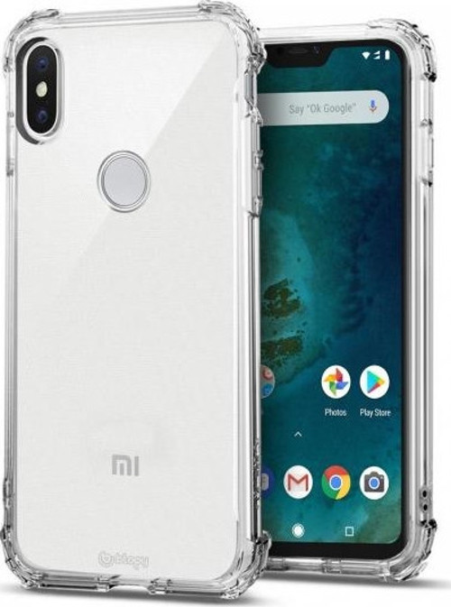 MI A2 Lite ile Uyumlu Crystal Fit Kılıf Crystal Clear