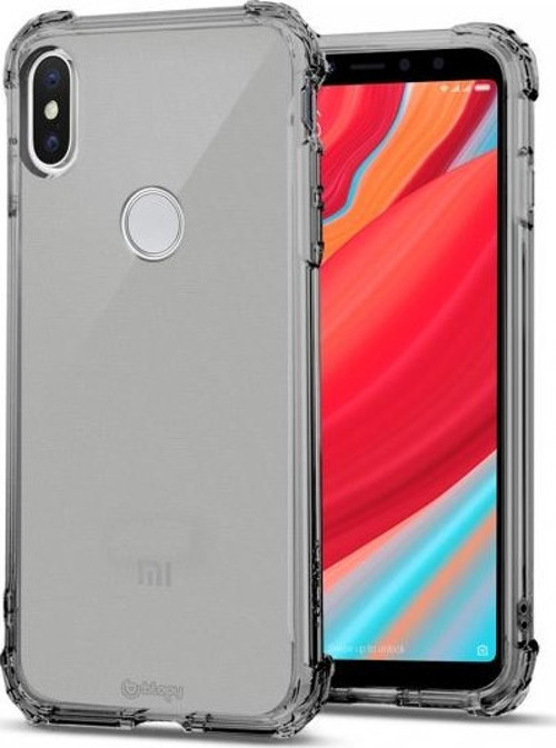 MI S2 ile Uyumlu Crystal Fit Kılıf Smoke Black