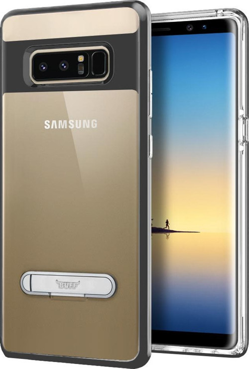Galaxy Note 8 ile Uyumlu Slim Fit Kılıf Silver