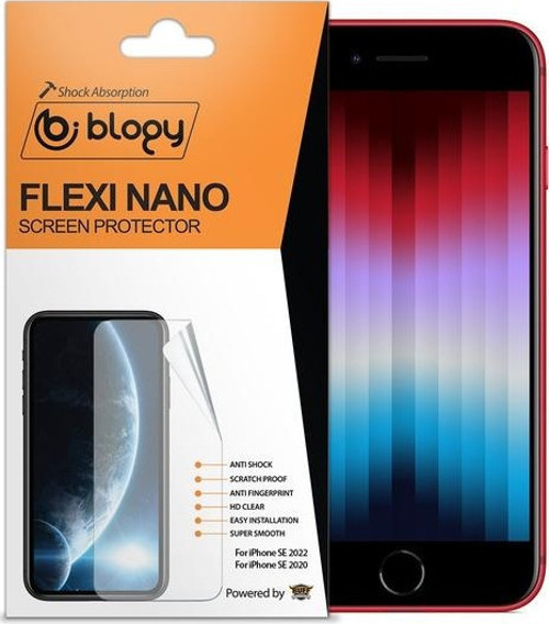 Blogy Flexi Nano iPhone Se 2020 ile Uyumlu Ekran Koruyucu