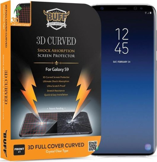 Buff Galaxy S9 3D ile Uyumlu Ekran Koruyucu