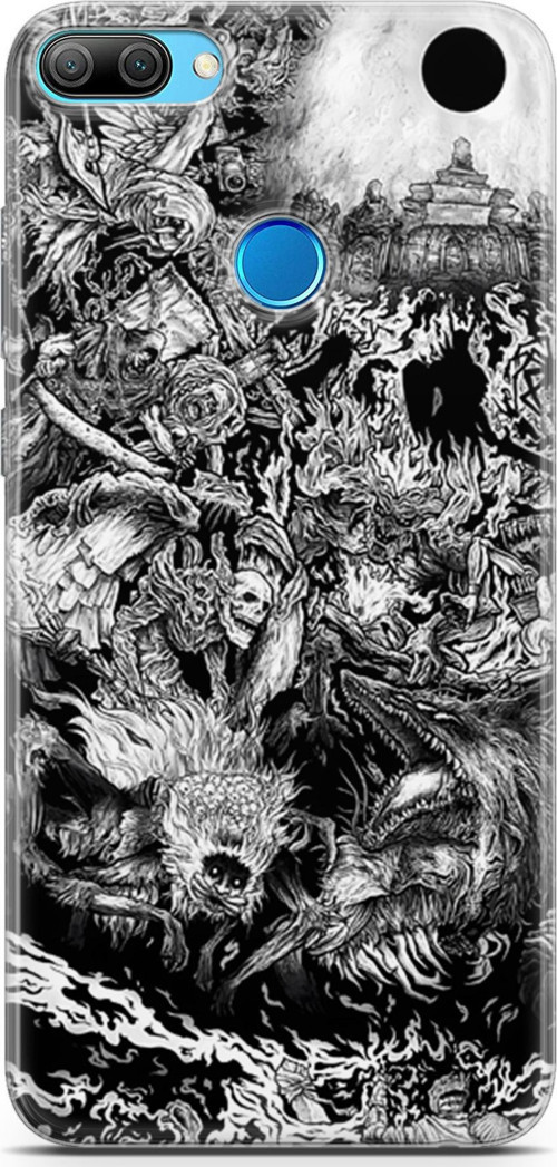 Honor 9 Lite için Anime 7 Silikon Kapak Berserk Dark Souls