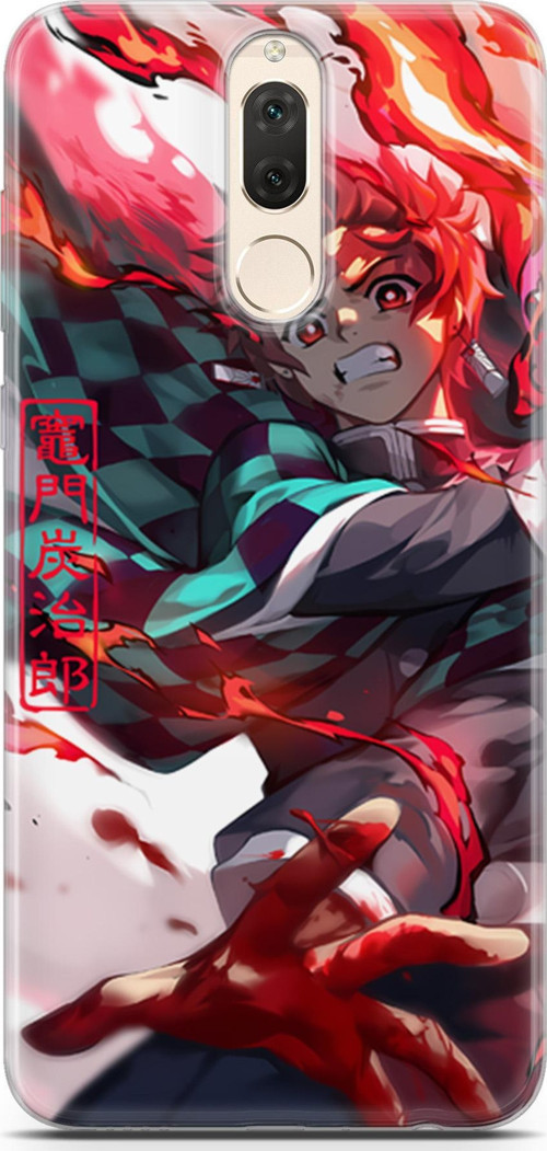 Huawei Mate 10 Lite uyumlu Anime 19 Telefon Kabı Kimetsu No Yaiba