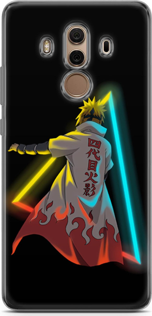 Huawei Mate 10 Pro için Anime 32 UV Silikon Minato Neon Naruto