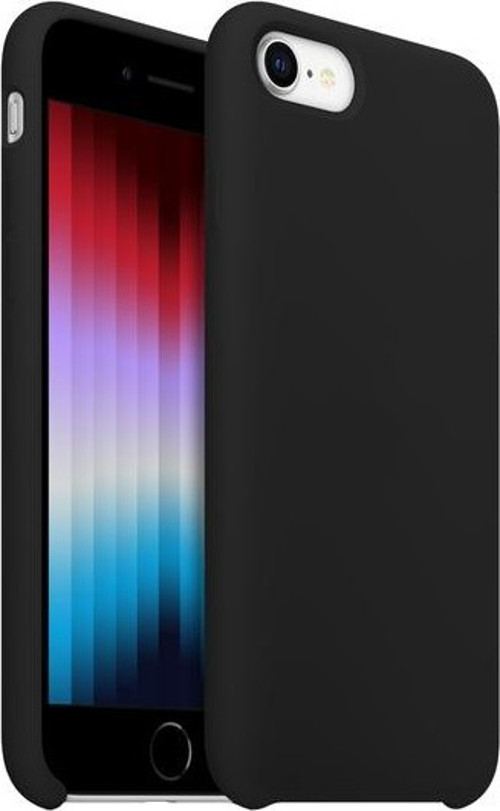 iPhone SE/8/7 ile Uyumlu Rubber Fit Kılıf Black