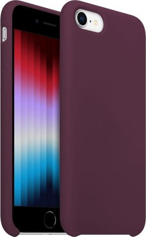 iPhone SE/8/7 ile Uyumlu Rubber Fit Kılıf Plum