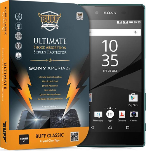 Xperia Z5 ile Uyumlu Darbe Emici Ekran Koruyucu Film